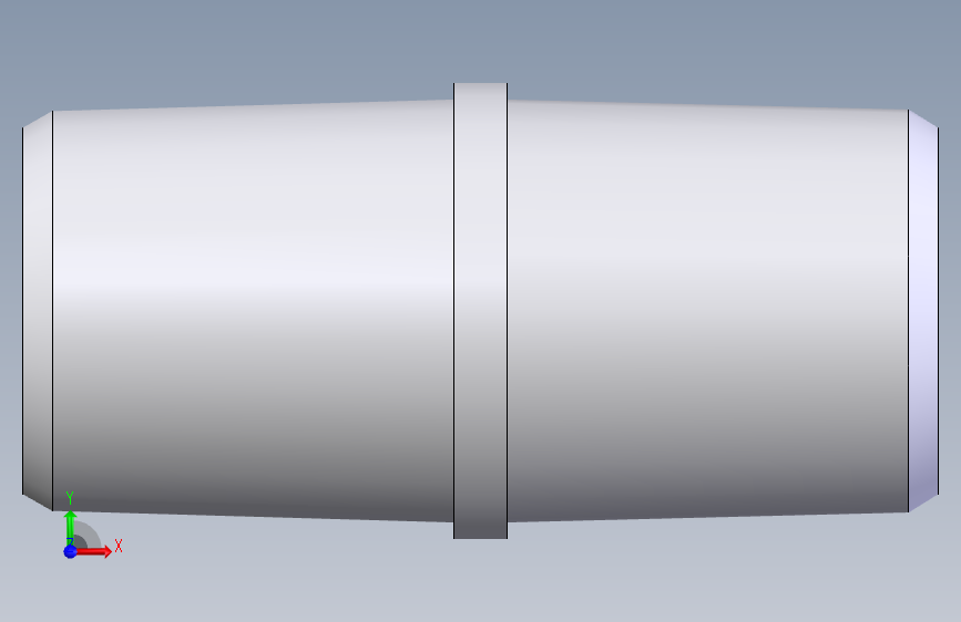 straight connector  M 15 OD- M 15 OD麻醉和呼吸设备圆锥形连接器.sldprt