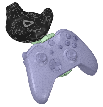 HTC Vive追踪器支持握持Xbox One控制器18