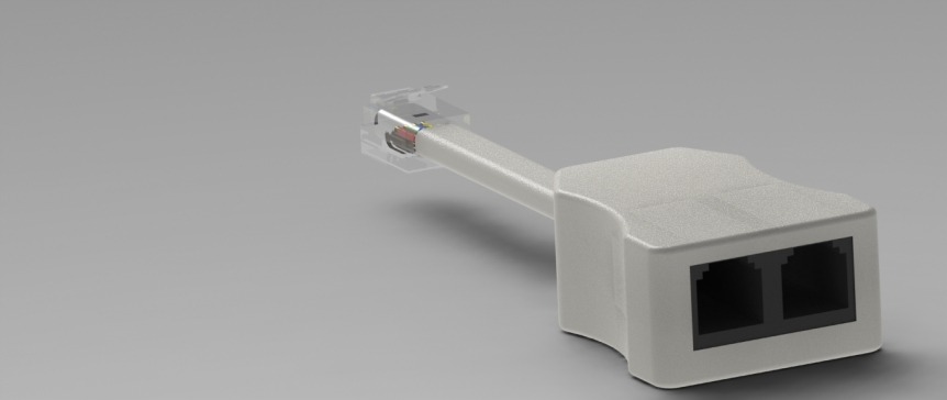 模块化RJ45双口分配器