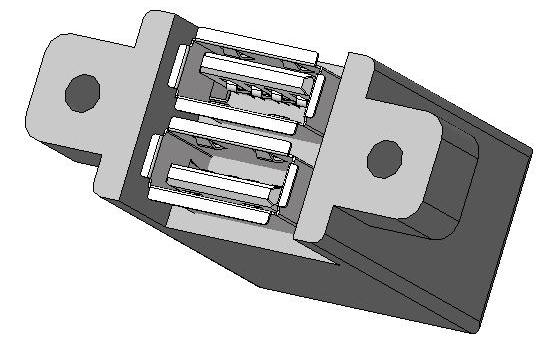 USB-2.0-2端口-A型面板安装-110（1）