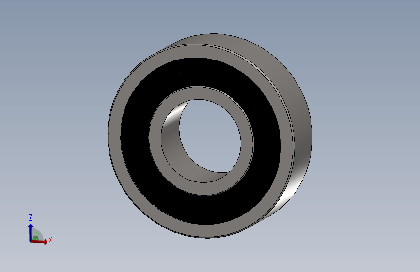 6001zz ball bearing deep groove 12x28x8mm滚珠轴承深沟.SLDPRT