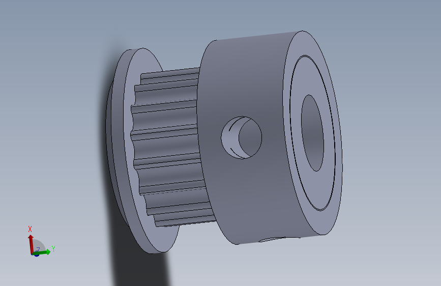 GT2 bore 7mm bw 6mm.SLDPRT