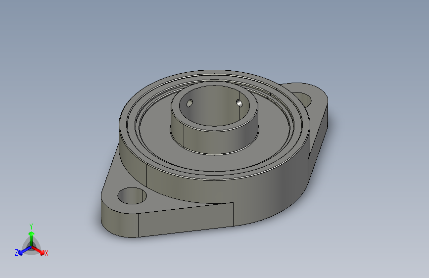 KFL003 block flange ball bearing 17 diameter shaft法兰球轴承.STEP