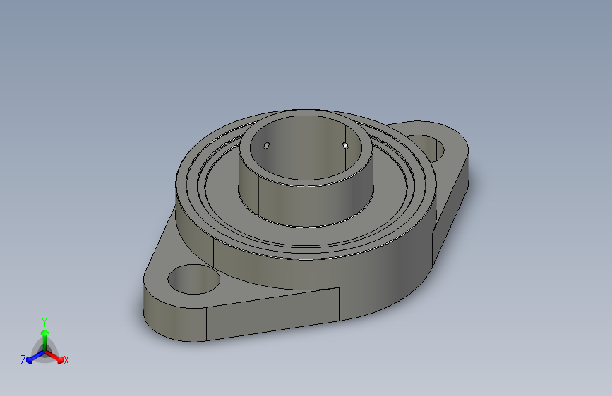 KFL006 block flange ball bearing 30 diameter shaft法兰球轴承.STEP