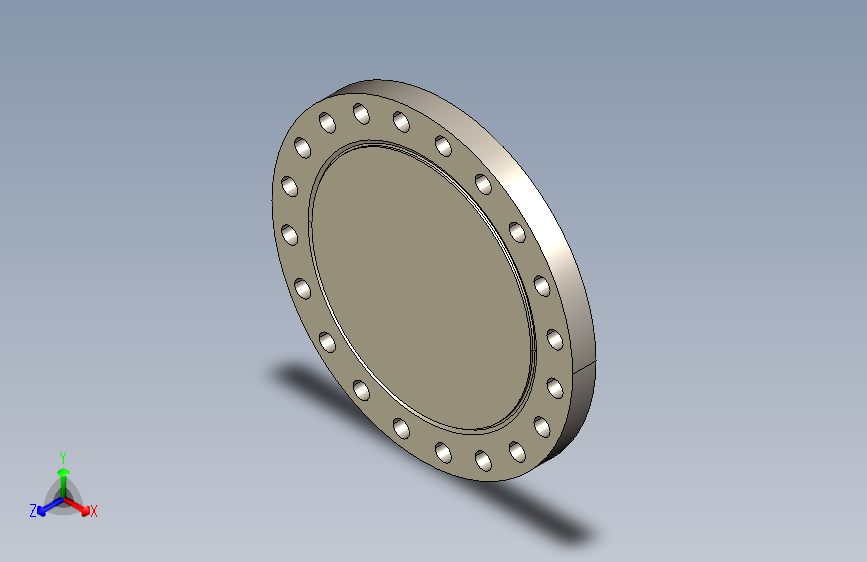 PN40 DN600 Type 05 - Type H Face