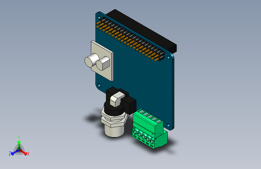 带 CAN 总线 Micro-C 和 RS422 连接器 + 3A SMPS 的 PiCAN-M