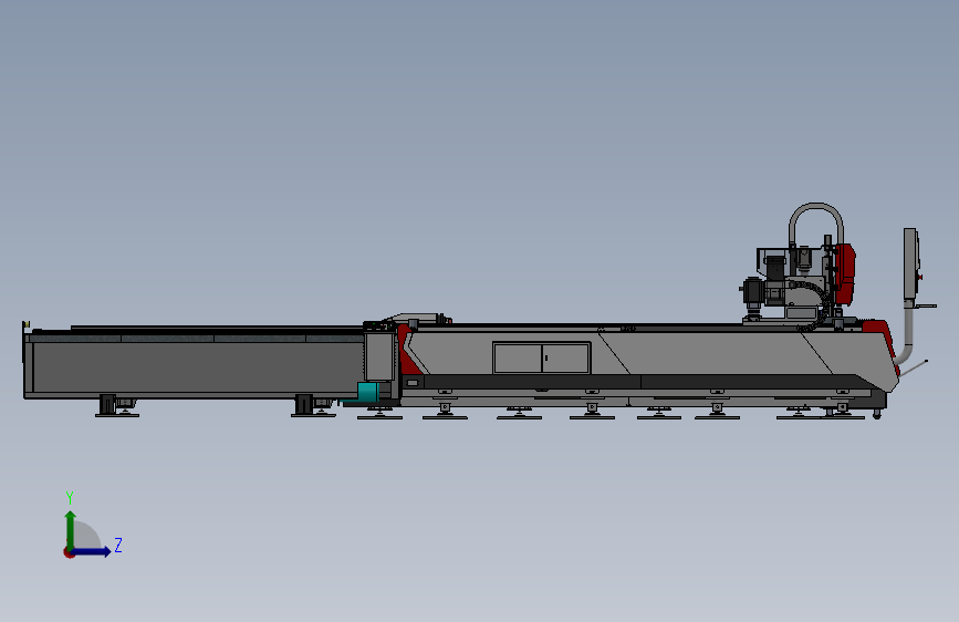 GD3015交换台管板一体激光切割机GD-PCG3015_SOLIDWORKS 2017_模型图纸下载 – 懒石网