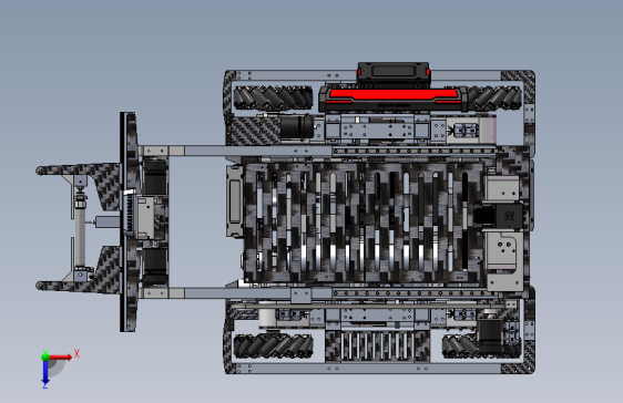 rm2021-WHKJ大学开源机器人比赛车3D图纸 Solidworks设计