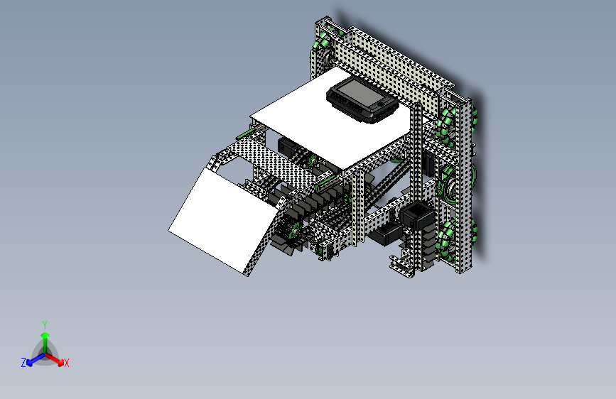 2020-2021 VEX Change Up比赛机器人车3D图纸 STEP格式