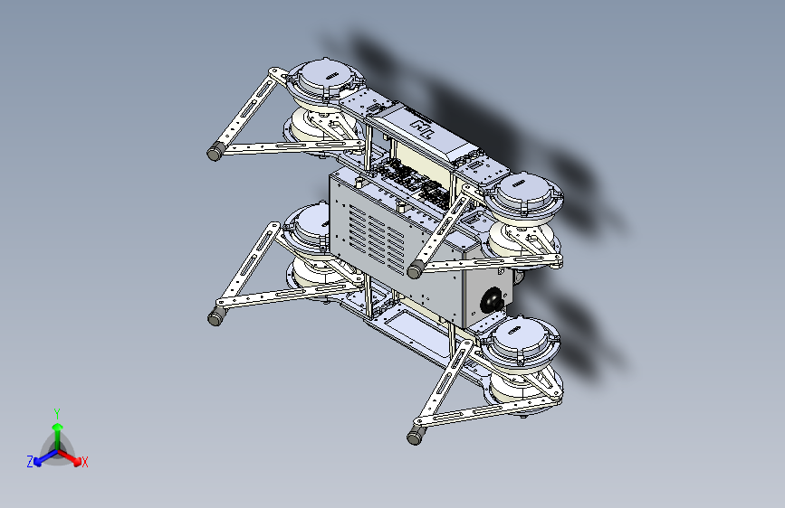 Ghost Robotics Minitaur QGV机器人复刻3D图纸 STEP格式