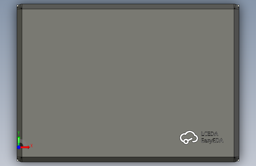 SMD变压器型号CL4532A-201的3D模型 正面视图