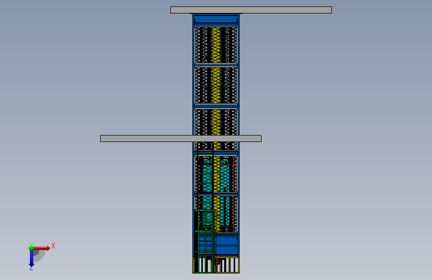 D1888-高速往复式升降机三维SW2018无参==1176315=2000