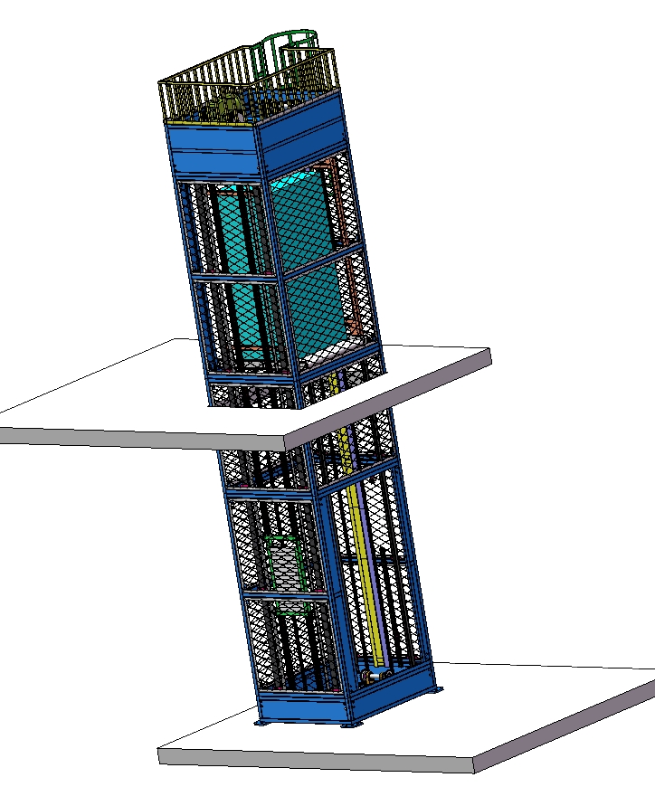 D1888-高速往复式升降机三维SW2018无参==1176315=2000