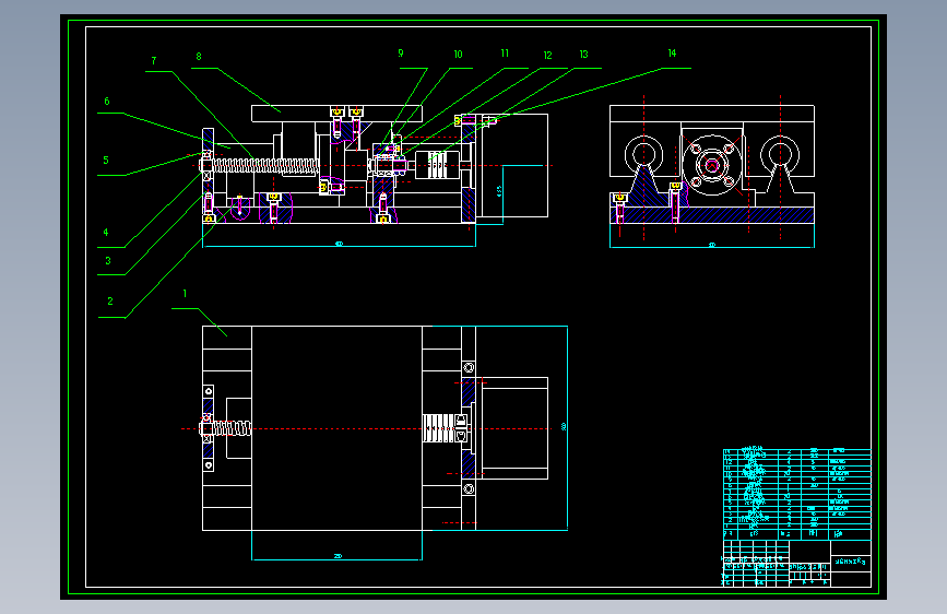 X3168-数控XY工作台设计+CAD+说明书==174395=40
