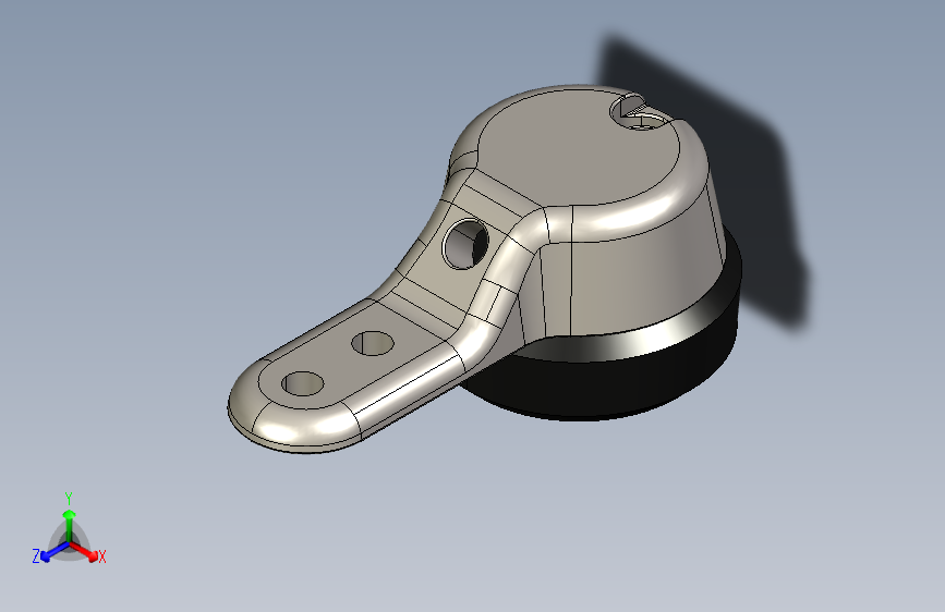 带有支架的Motogadget Molock NFC。