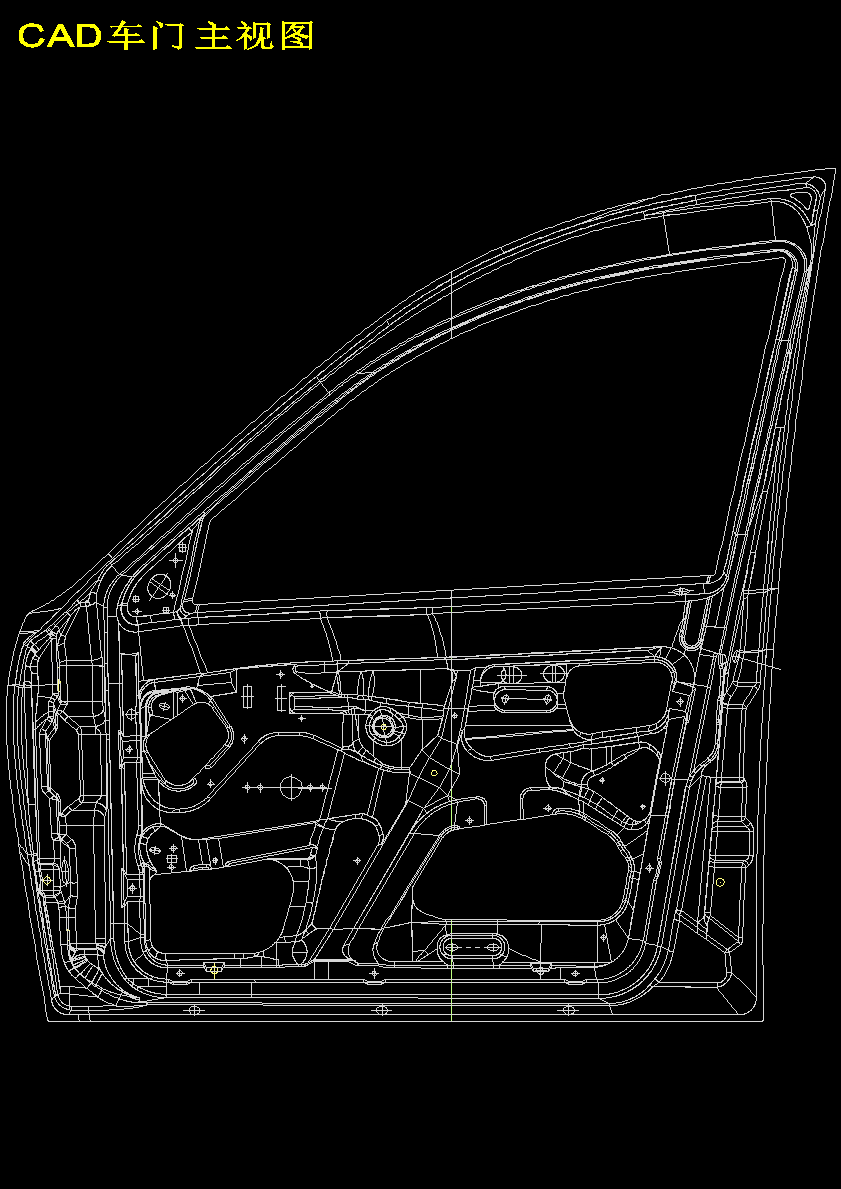 汽车车门设计CAD图纸189075