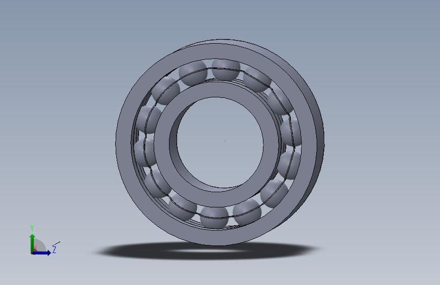 Solidworks球轴承组装