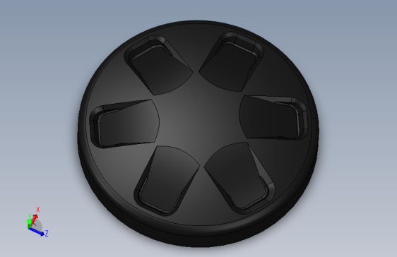 SolidWorks设计的油箱盖