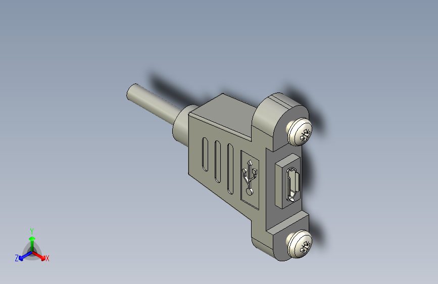 固定座充Micro USB插座