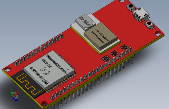 具备超宽带功能的ESP32-WROOM-UWB45模块