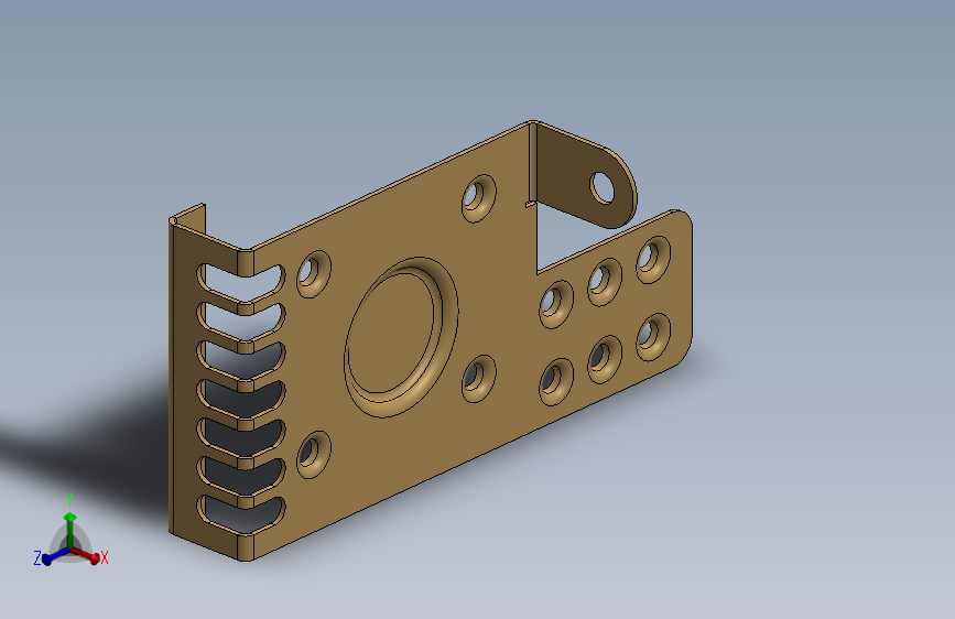 强韧可制造金属支架 适用于工业应用SolidWorks金属设计