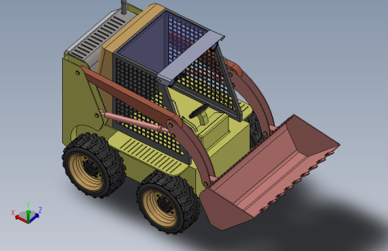 使用Solidworks的三维模型 BOBCART