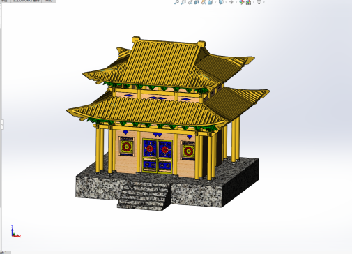 歇山式古建筑595524