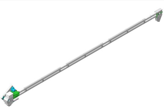 链条传送带双跑10''21m后右驱动组件