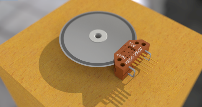 HEDS 9000 A00 9100光学编码器50mm光盘