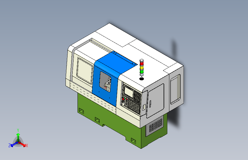 CK6132数控车床三维SW模型191320