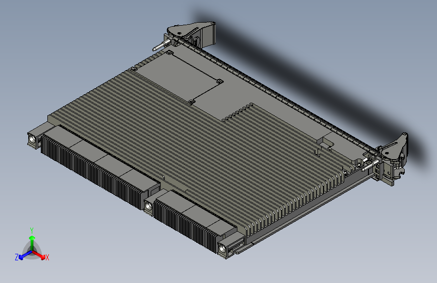 6U-VPX单板结构模型