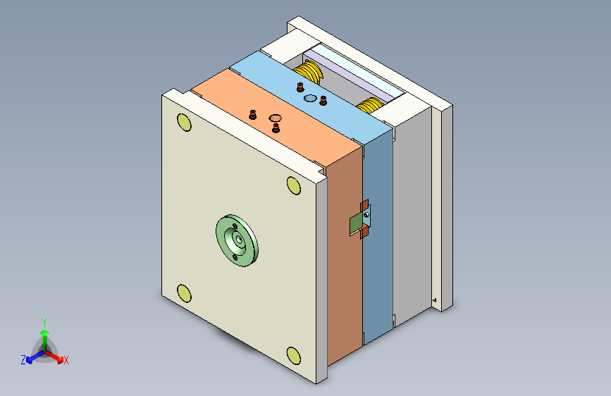 Z3313-语音闹钟外壳模具三维Step无参+CAD+说明书==1414168=50