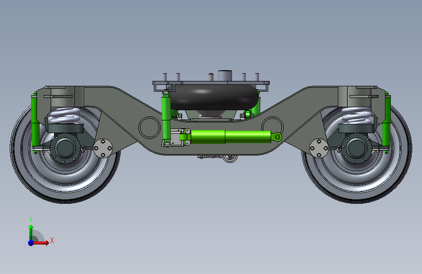 AM96型转向架_SOLIDWORKS 2023_模型图纸下载 – 懒石网