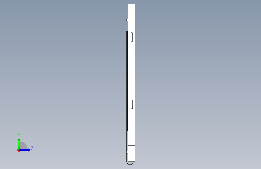 2.2 TFT ILI9341 - Flush- With Glass2.2 TFT 液晶屏 左侧视图