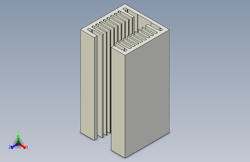 40x40x80mm散热器