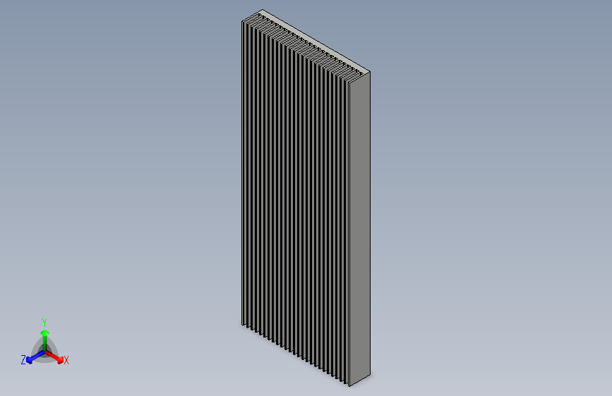 40x100x8mm散热器