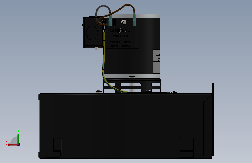 BLOWER UNIT No.1TDV4开关 背面视图