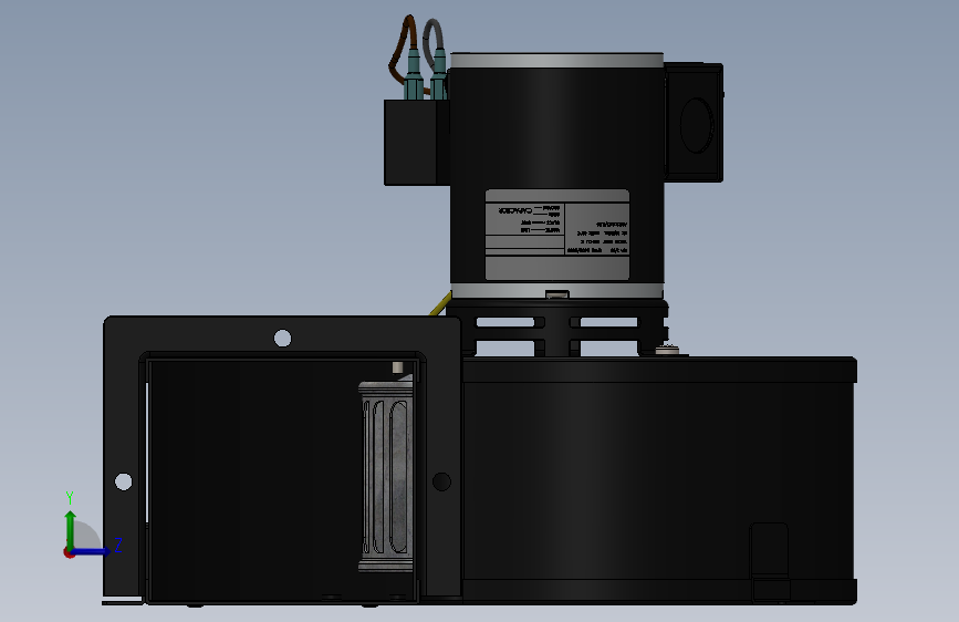 BLOWER UNIT No.1TDV4开关 左侧视图