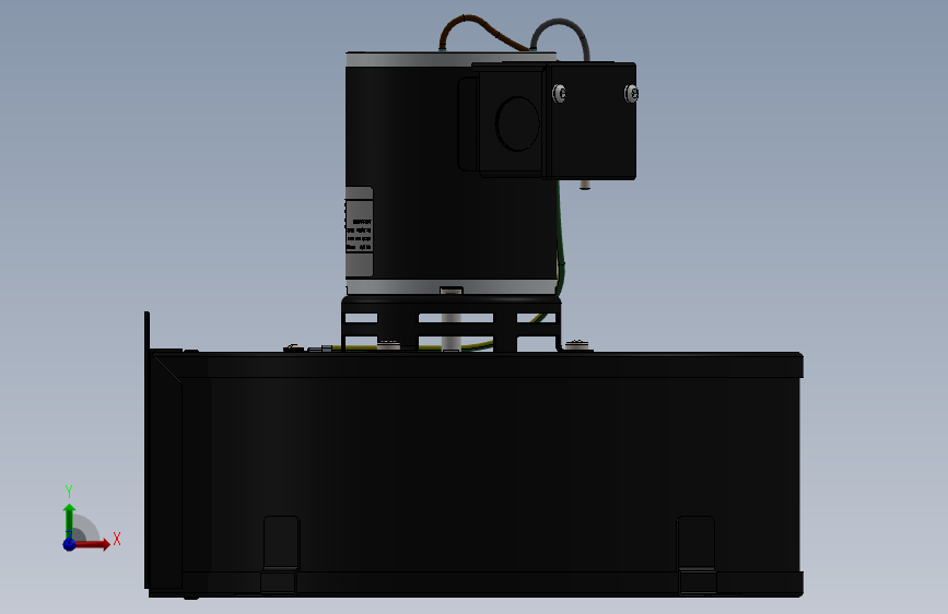 BLOWER UNIT No.1TDV4开关 正面视图
