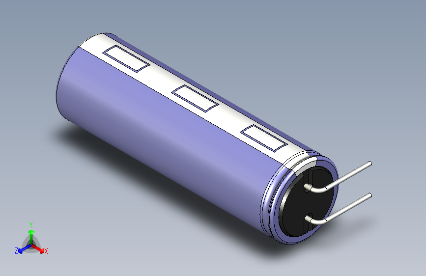 cap_el_horizontal_d12.5_h40_p5_w0.6电容器