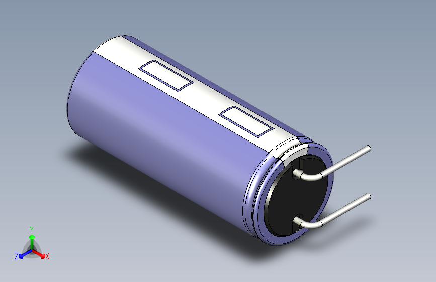 cap_el_horizontal_d14.5_h35_p7.5_w0.8电容器