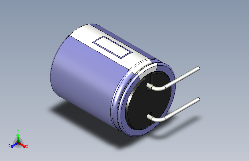 cap_el_horizontal_d16_h20_pitch7.5_w0.8电容器