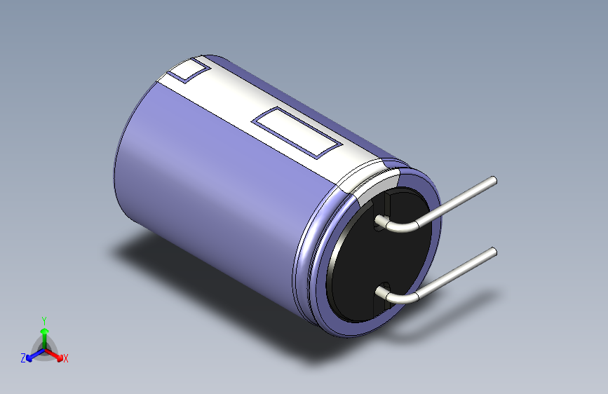 cap_el_horizontal_d16_h25_pitch7.5_w0.8电容器
