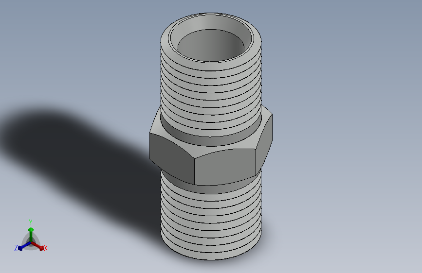 Coupler Male Steel 0.500 NPT液压配件