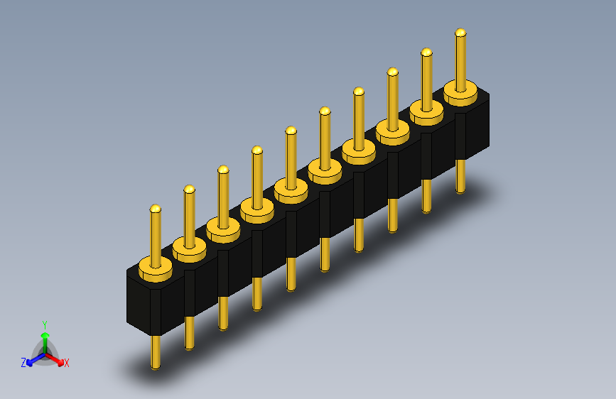 double-ended round H3.0mm-1X0PIN排针