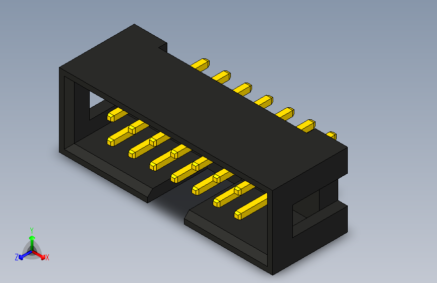 DS1013-14S (IDC-14MS CONNFLY)连接器