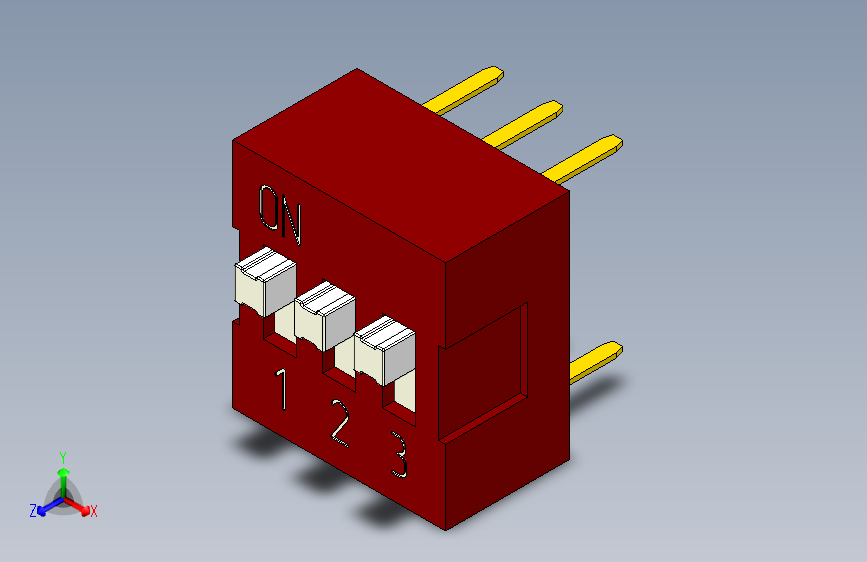 DS1040-03 (DIP_switch)DIP 开关系列