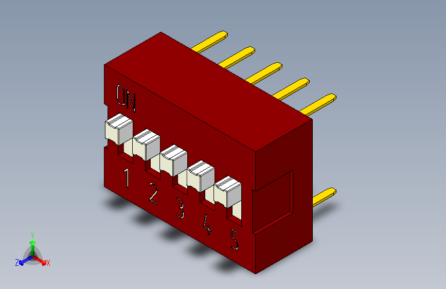 DS1040-05 (DIP_switch)DIP 开关系列