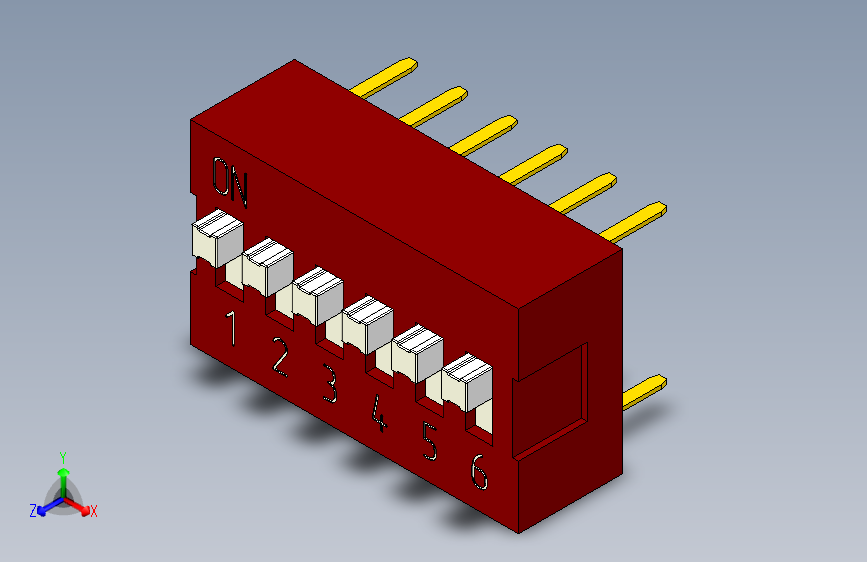 DS1040-06 (DIP_switch)DIP 开关系列
