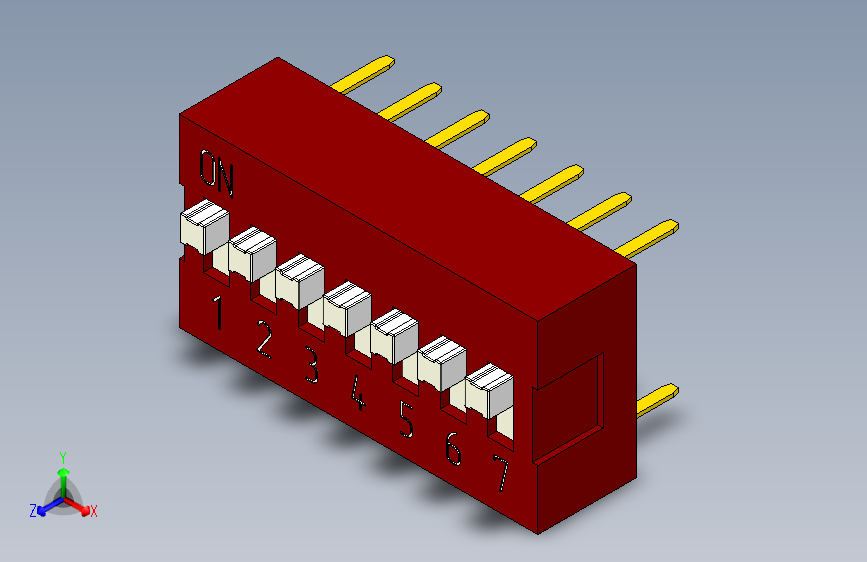 DS1040-07 (DIP_switch)DIP 开关系列